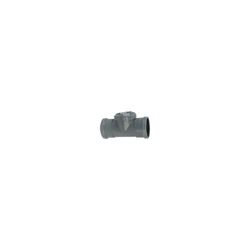 Ontstoppingsstuk met schroefdeksel 125mm mof/mof fix